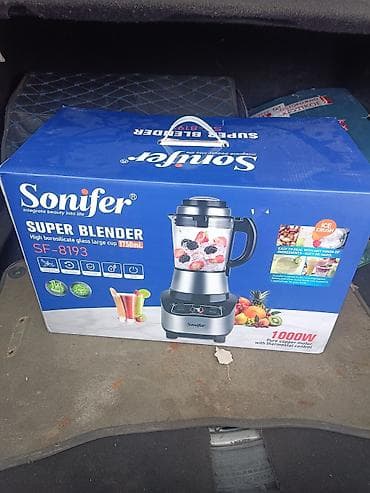 Блендер Sonifer Super Blender SF-8193 - Мощность: 1000 Вт (медная