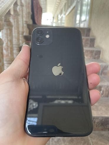 iphone 11 64 gb: IPhone 11, Б/у, 64 ГБ, Черный, Чехол, 71 % — 3