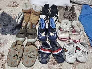 Детская обувь: Набор для,малышей от 0 до 1.5 года. пинетки,обувь разная, сумка на — 3