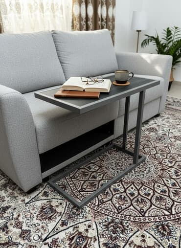 Компактный столик-консоль в современном стиле. - Форма: узкая