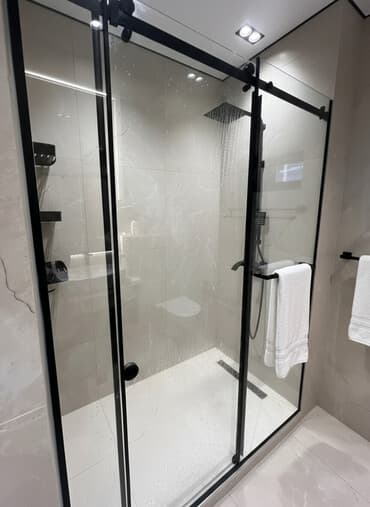 бу душ кабинка: Душевая перегородка/кабина из закалённого стекла с раздвижной системой — 1