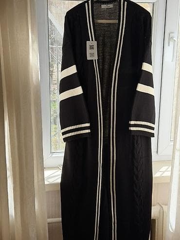 длинные кофточки: Кардиган, Трикотаж, Длинная модель, Осень-весна, Вязаная модель — 1