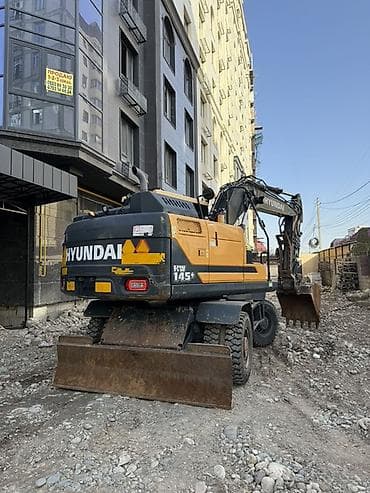 хундай 145: Экскаватор, Hyundai, Дөңгөлөктүү — 4