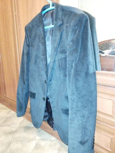продам пиджак мужской: Мужской костюм, 2XL (EU 44), Новый, цвет - Черный, Самовывоз — 3