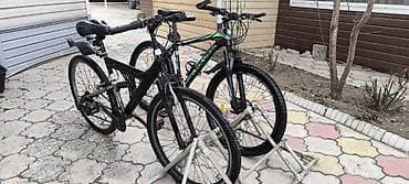 124 w124: Горные велосипеды, 26" цена за два вело16000сом. черный — 2