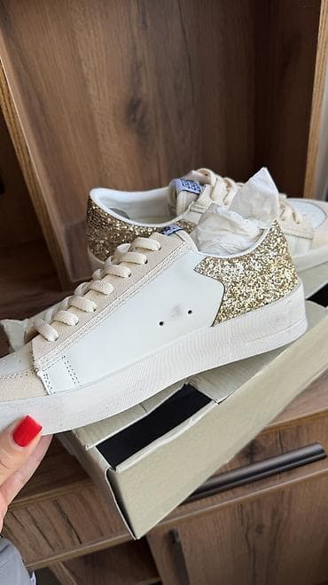 обувной: Кроссовки, 39, 40, 39.5, Golden Goose, Новый, цвет - Белый, Бесплатная доставка — 5