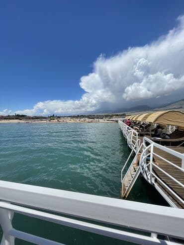 аренда яхты на иссык куле: Коттедж, Пальм бич ЦО Palm Beach, Чок-Тал, Детская площадка, Парковка, стоянка, Охраняемая территория — 10