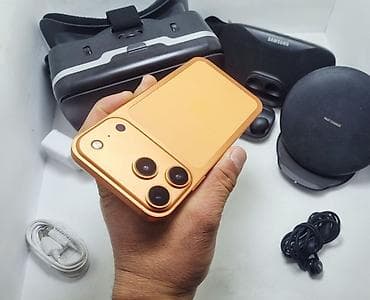 iphone 9 plus: IPhone 17 Pro, Б/у, 128 ГБ, Оранжевый, Наушники, 100 % — 10