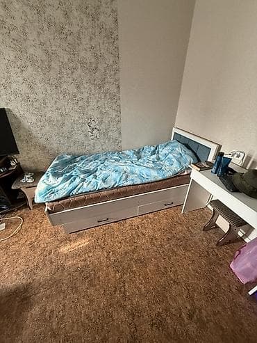 Керебеттер: Бир кишилик керебет, Сактоо кутусу менен, узуну - 190 см — 2