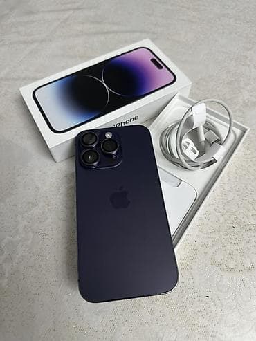 iphone 1w: IPhone 14 Pro, Новый, 256 ГБ, Deep Purple, Коробка, 85 % — 2