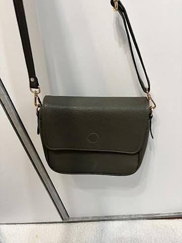 apple whatch: Сумка через плечо (кросс-боди), темно‑оливковый цвет. - Материал — 1