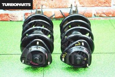 be5: Передний амортизатор, Комплект пружин амортизатора Subaru 1994 г., Б/у, Оригинал, Япония — 6