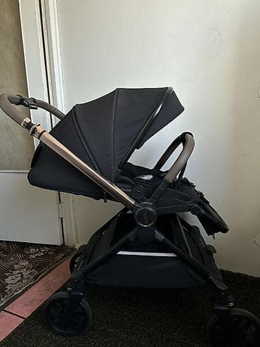Коляска, цвет - Черный, Б/у at lalafo.kg Коляска, цвет - Черный, Б/у