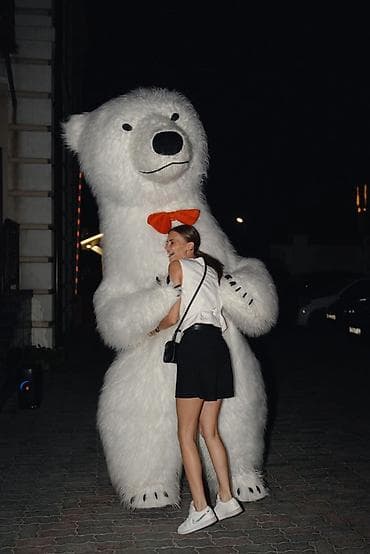 мишка поздравляю: Ростовая кукла, Медведь — 3