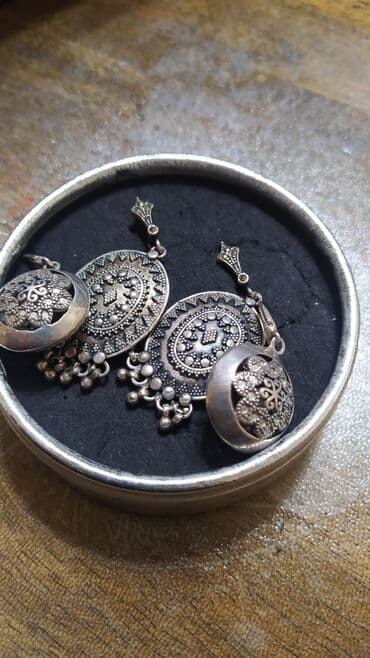 речной жемчуг цена: Серебряные серьги, Проба 925, Жемчуг, Женские, Б/у — 2