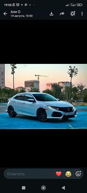 коробка хонда авансиер: Honda Civic: 2018 г., Хэтчбэк — 1