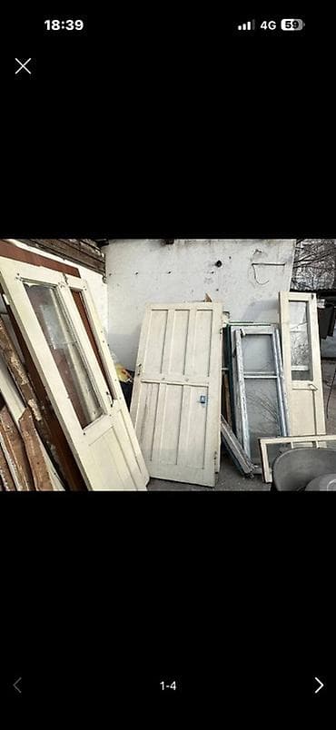 стекло для магазина: Таза карагай эшик-терезелер сатылат Баары биригип: 1000сом Срочно — 1
