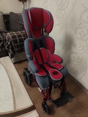 Детская специальная коляска с ортопедическим сиденьем и системой