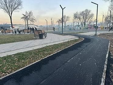 Курулушту биротоло бүтүрүү: Асфальтирование дорожек и площадок под ключ. - Устройство пешеходных — 2