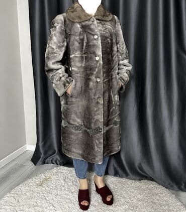 мутоновые шубы: Дубленка, Классическая модель, По колено — 4