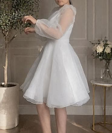 Үлпөт көйнөктөрү жана аксессуарлар: - Силуэт: расклешённое солнце-миди, подчёркнутая талия широким поясом — 2