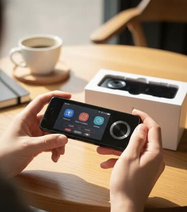 микрофон hoco: Карманный голосовой переводчик Smart Translator Machine - Компактное — 1