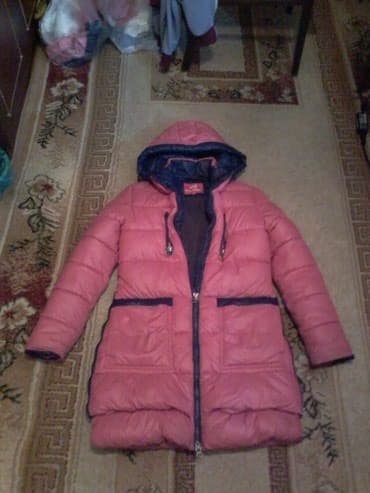 красный пиджак: Пуховик зимний, на девочку, цвет арбуз, очень теплый, очень удобный — 7