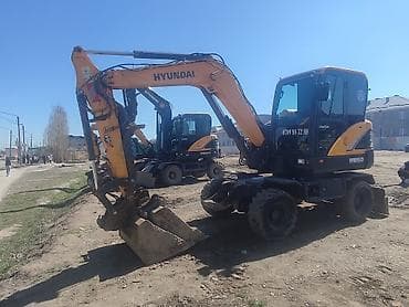 цилиндр экскаватор: Экскаватор, Hyundai, Колесный — 3