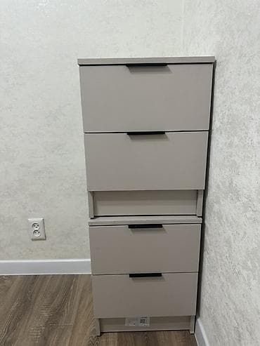 Кийим үчүн комоддор: Кийим үчүн комод, Жаңы, Күзгүсүз, ЛДСП, түсү - Боз, Өзү алып кетүү, Акылуу жеткирүү — 3