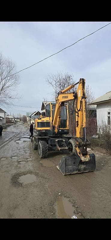 Экскаватор, Hyundai, Колесный
