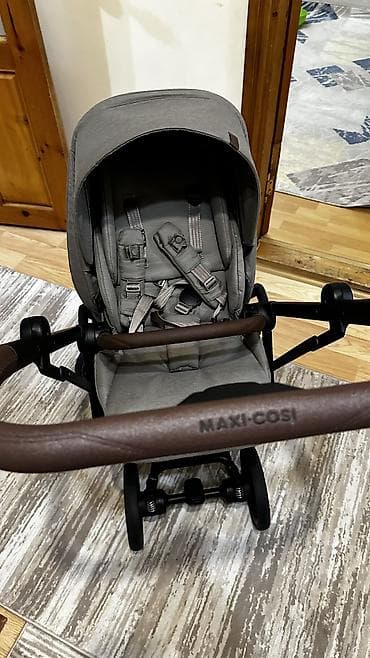 детские каласки: Коляска, цвет - Коричневый, Б/у — 3