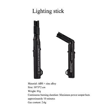 Газовая зажигалка-горелка Lighting Stick для туризма и быта. Основные