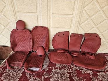 Аксессуары для салона: Чехлы Экокожа, цвет - Красный, Mini — 4