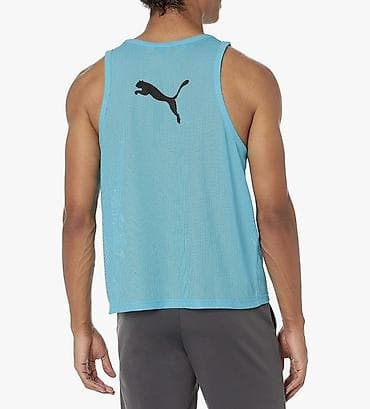мужская майка борцовка: Мужская спортивная майка Puma (training pinnie/mesh bib) Новая — 3