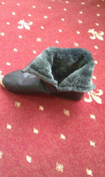 папа длинные ноги: Маасы для тепла ваших ног,изготовлены из натур Кожи и меха натуральная — 2