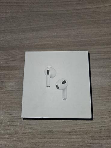 iphone 9 plus: Беспроводные вкладыши наушники, Apple, Airpods 3, Новый — 1