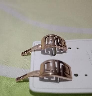 Серьги, Проба 583, Без вставки, Женские