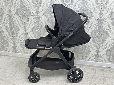 Коляски: Коляска, Другой бренд, цвет - Черный, Б/у, Самовывоз — 3