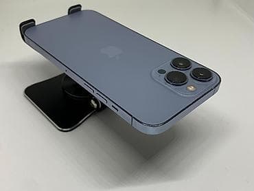 iphone 12 pro ош: IPhone 13 Pro Max, Б/у, 128 ГБ, Голубой, Защитное стекло, Чехол, 91 % — 3