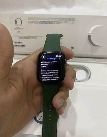 series 10: Продаю Apple Watch 7 41mm alpine green! Часы измеряют кислород в — 6
