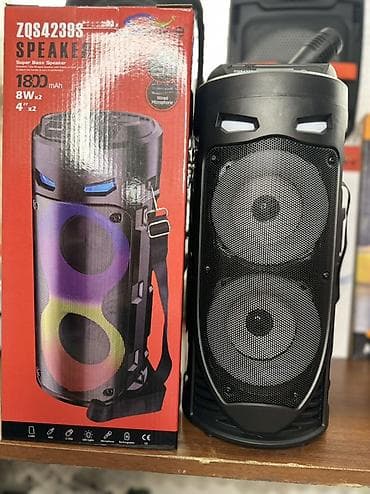 Аудиотехника: Портативная акустика ZQS4239S (Super Bass Speaker) - Два динамика: 4" — 1