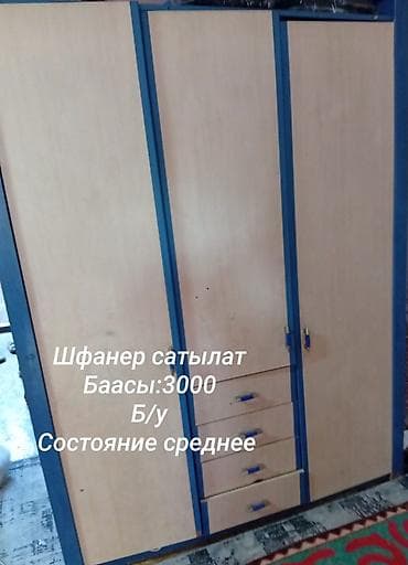 Шифоньеры, шкафы для одежды: Шифоньер, шкаф для одежды, Прямой, ЛДСП — 2