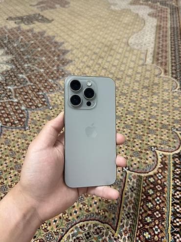 IPhone 15 Pro, Natural Titanium, 97 %
