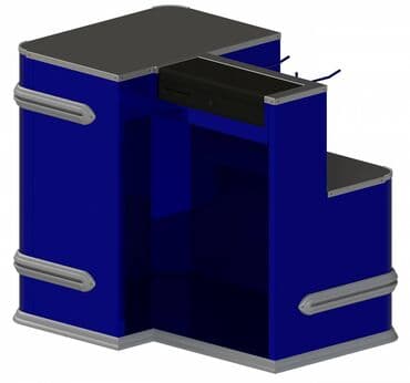 кассовое оборудование для магазина: Кассовый бокс - модель ЭКСПРЕСС-КАССА МИНИ Длина транспортера — 2