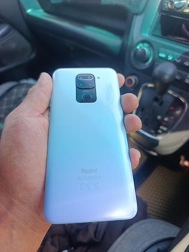 Redmi, Redmi Note 9, Б/у, 128 ГБ, цвет - Голубой, 2 SIM