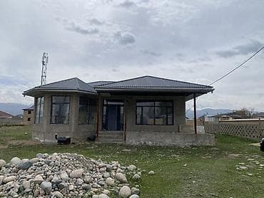 дома киргизия 1: Просторный одноэтажный дом с террасой и большим участком.участок 15 — 3