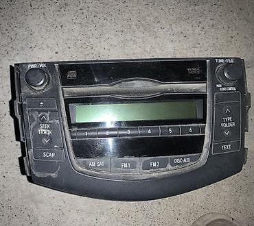 toyo: Штатная аудиосистема Toyota RAV 4 (Fujitsu Ten) с CD-ресивером - — 1