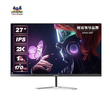 27 дюймовый монитор: Монитор, ViewSonic, Б/у, 27" - 28" — 3