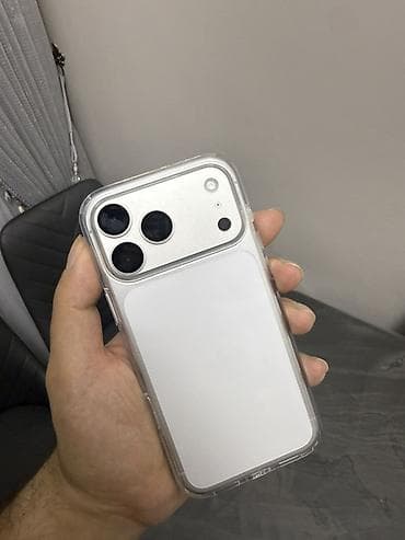 IPhone 17 Pro Max, Серебристый, Чехол, 100 %