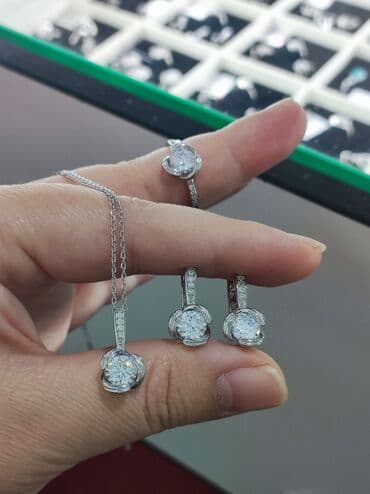 свадебные платья от производителя: Серебряный Набор+ Цепочка Дизайн Италия Серебро 925 пробы Размеры — 7